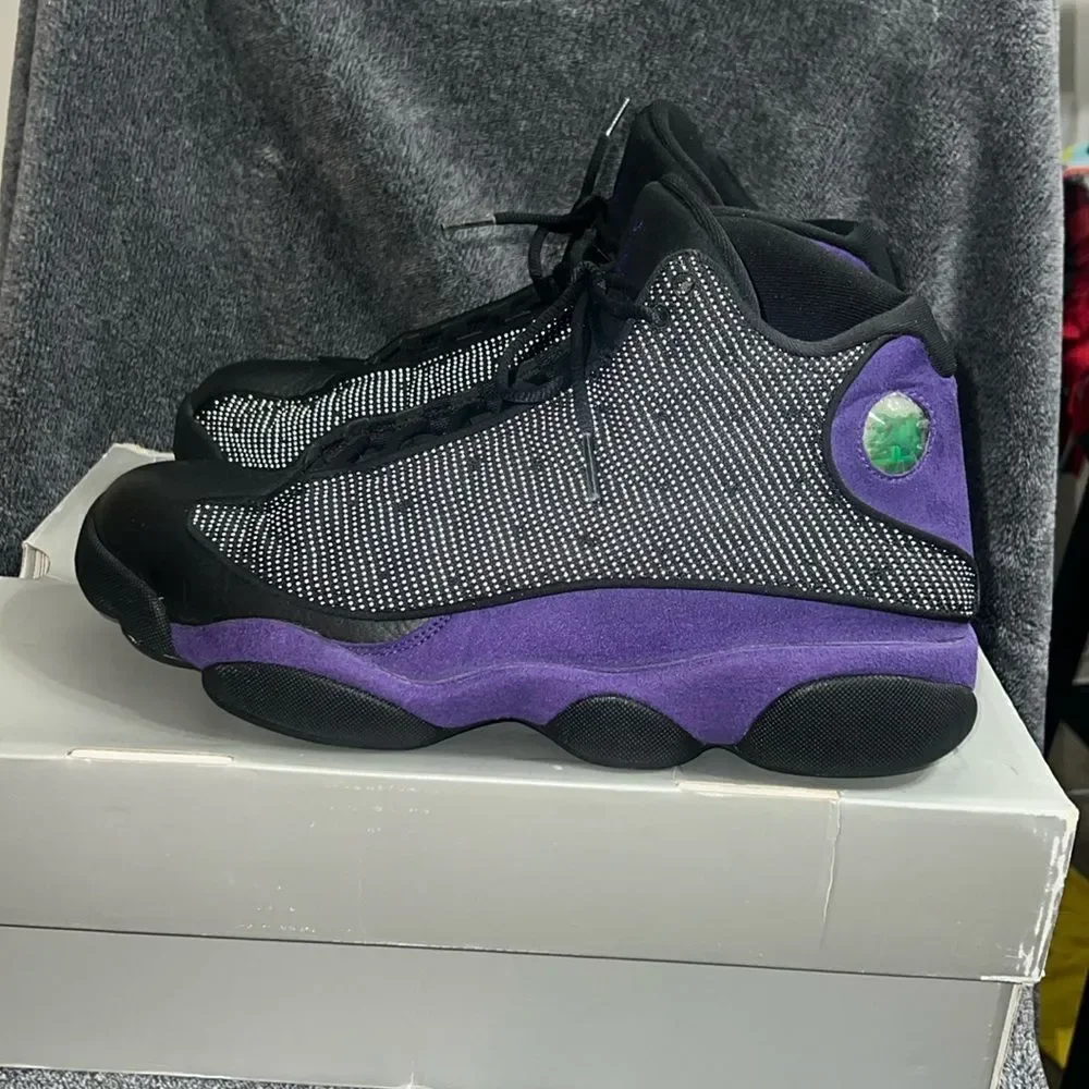Air Jordan Retro 13 Court Purple Black
